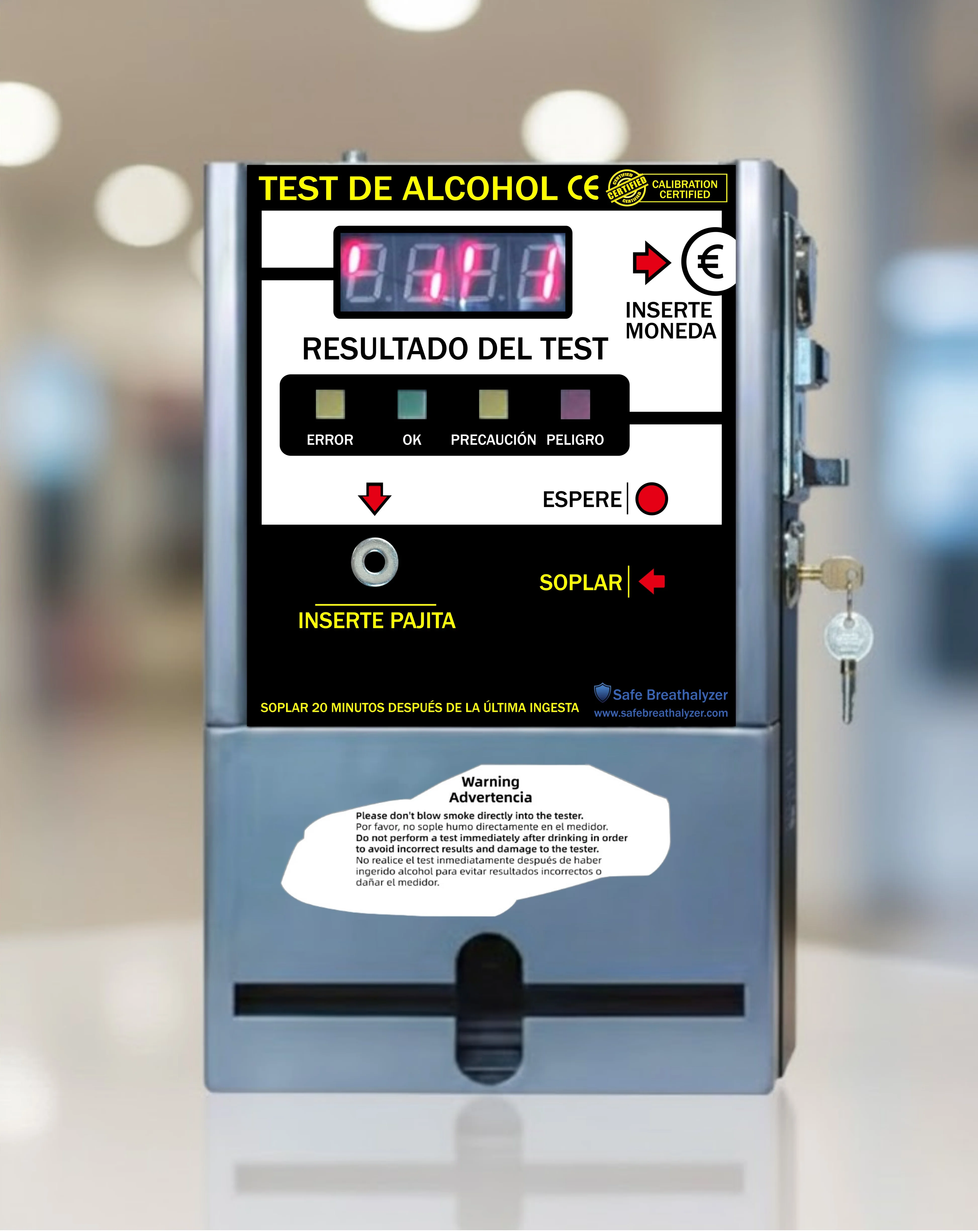 Alcoholímetro con Monedero image 2